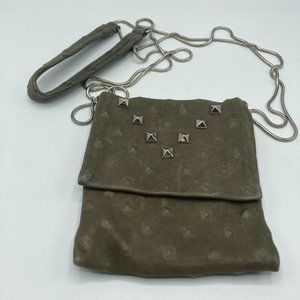 Costella Brown Small Leather Crossbody Handbag